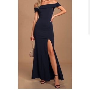 Lulu’s Aveline Maxi Dress - Navy